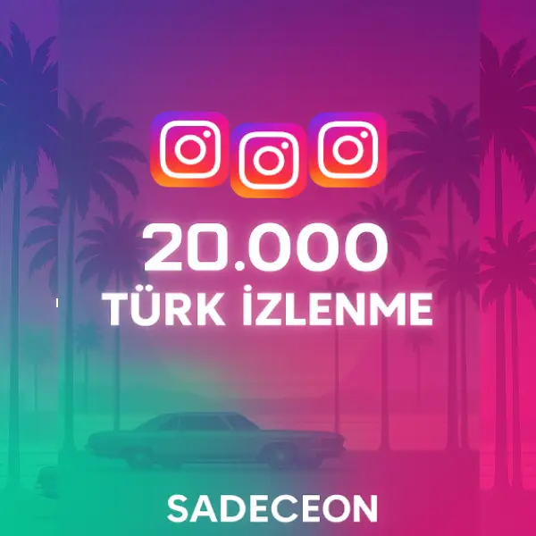 Instagram 20.000 Türk İzlenme