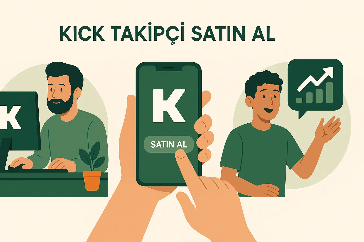 Kalıcı Kick Takipçi Satın Al