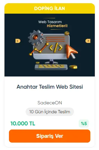 Anahtar Teslim Web Sitesi